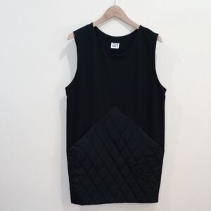 Planet by Lauren G Black Pullover Tunic Dress, OS